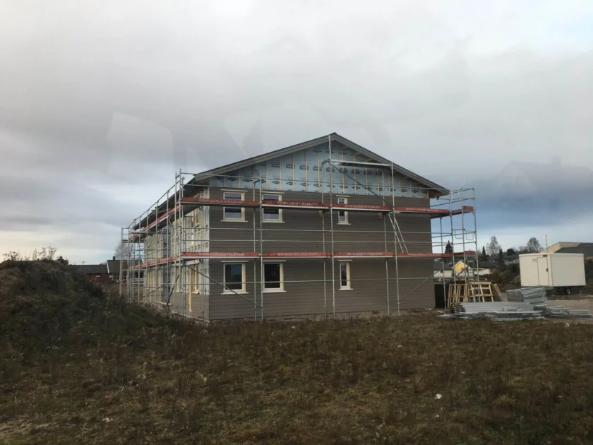 Grått hus i oslo
