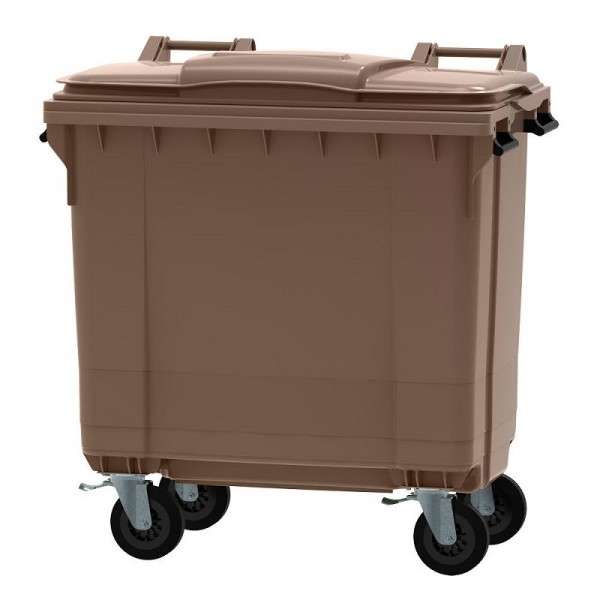 Avfallsbeholder 770 L brun  