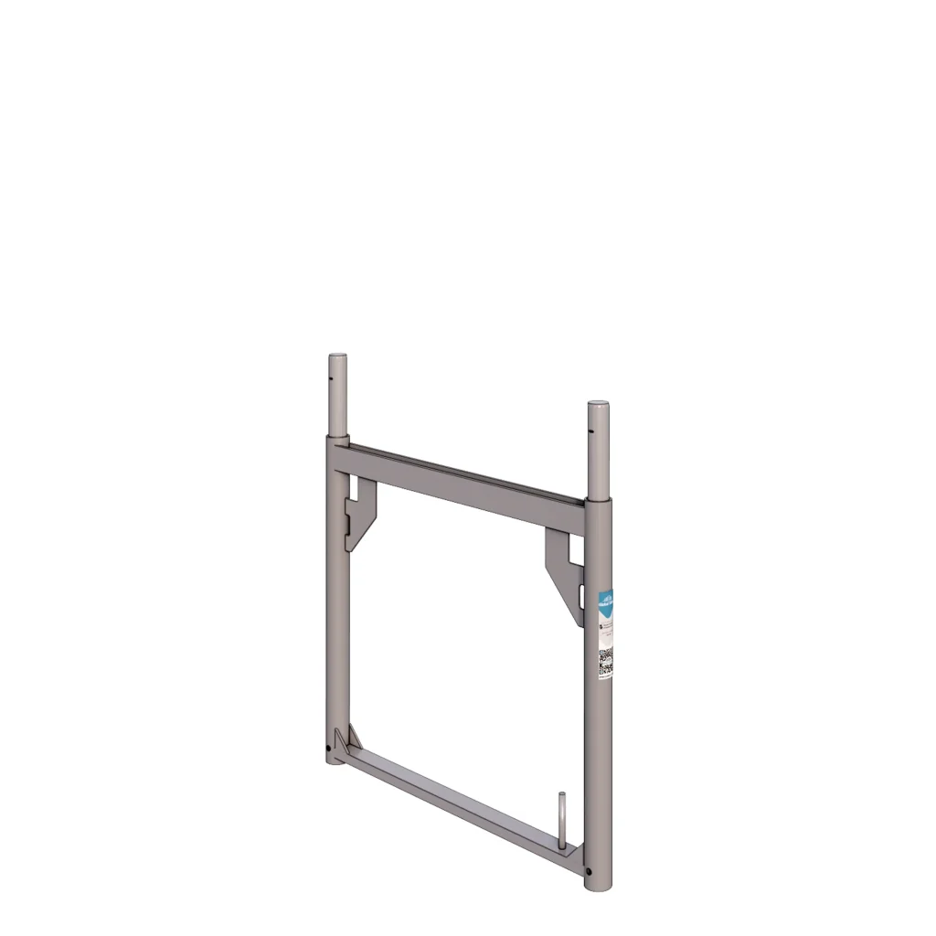 Vertikalramme 0,66m aluminium (Bunnramme)