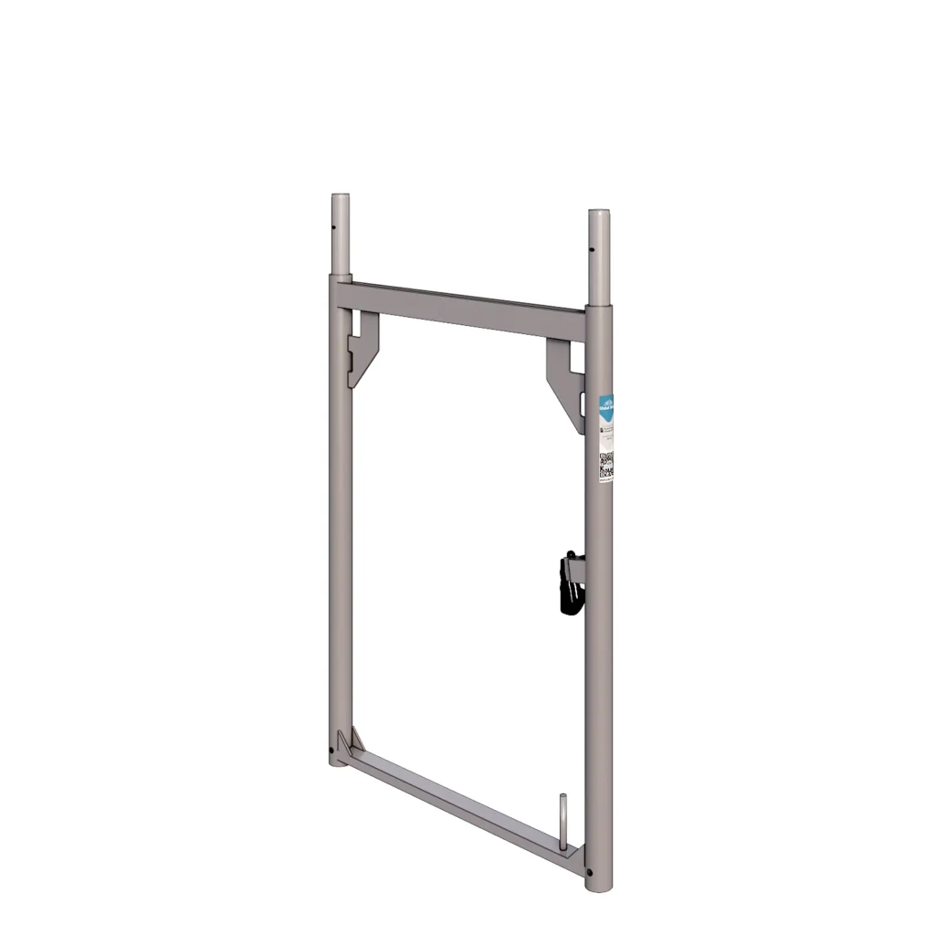 Vertikalramme 1m aluminium (Bunnramme)