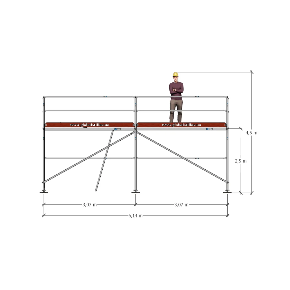Stillaspakke 12 – 28m² stål