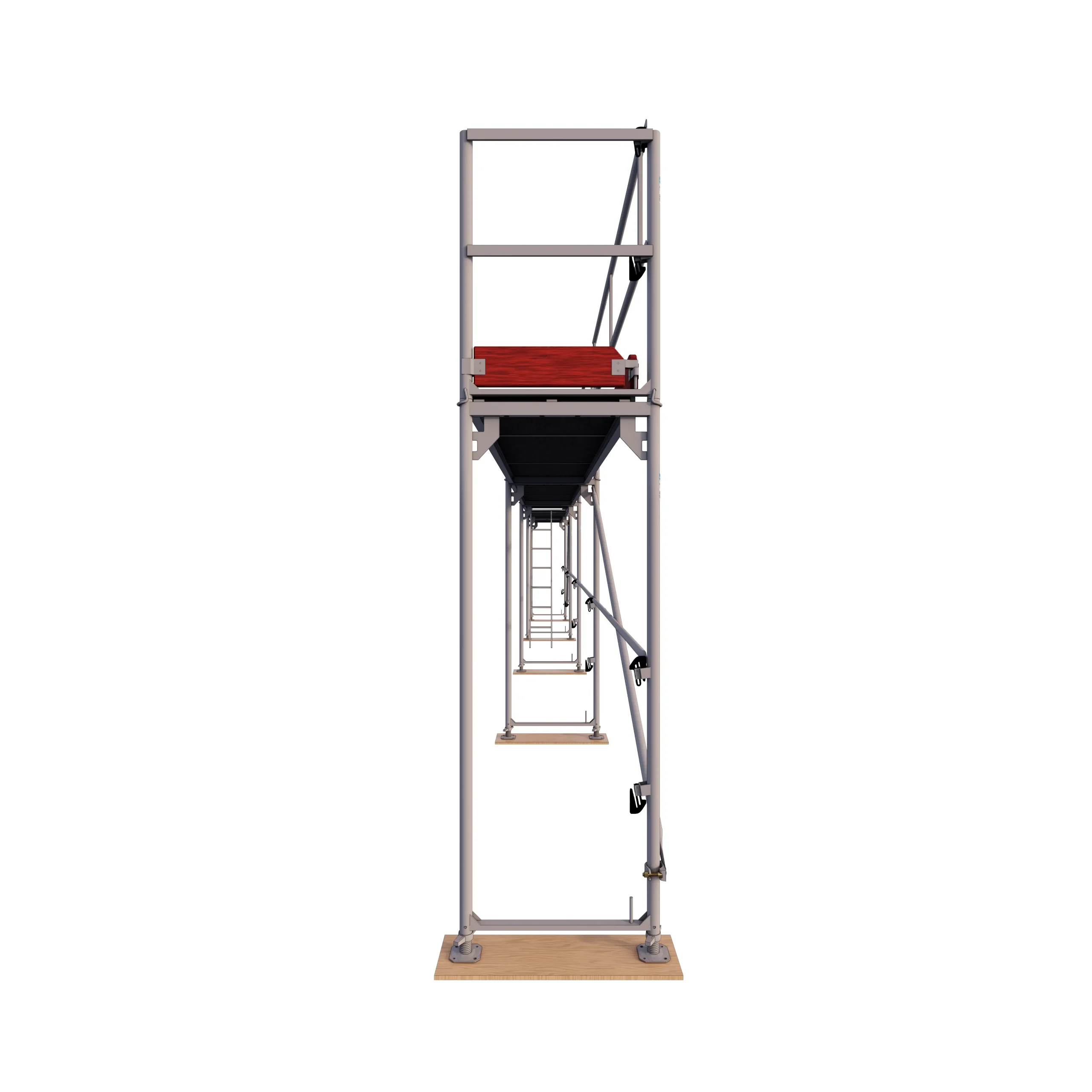 Lettstillas 56m2 aluminium