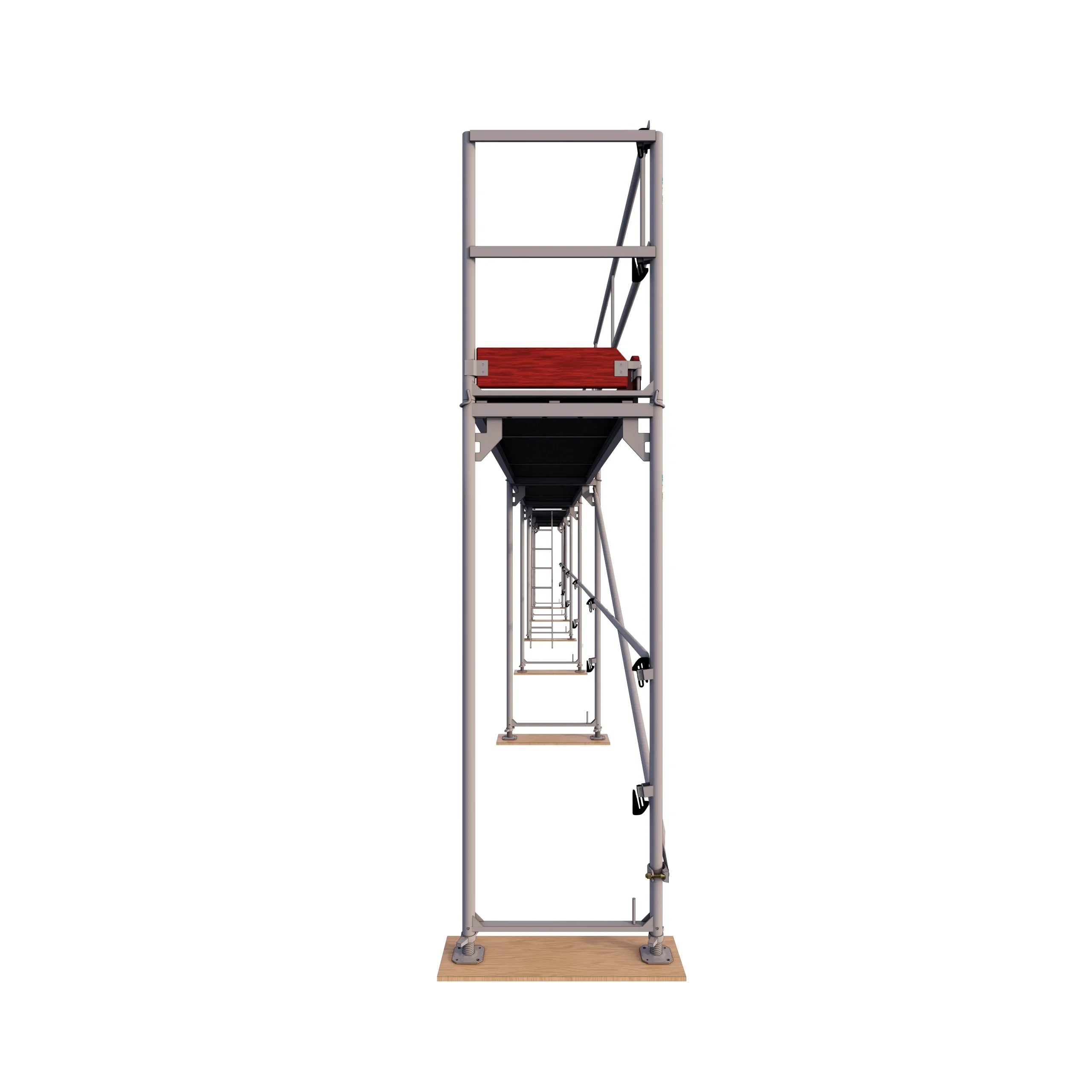 Lettstillas 69m2 aluminium