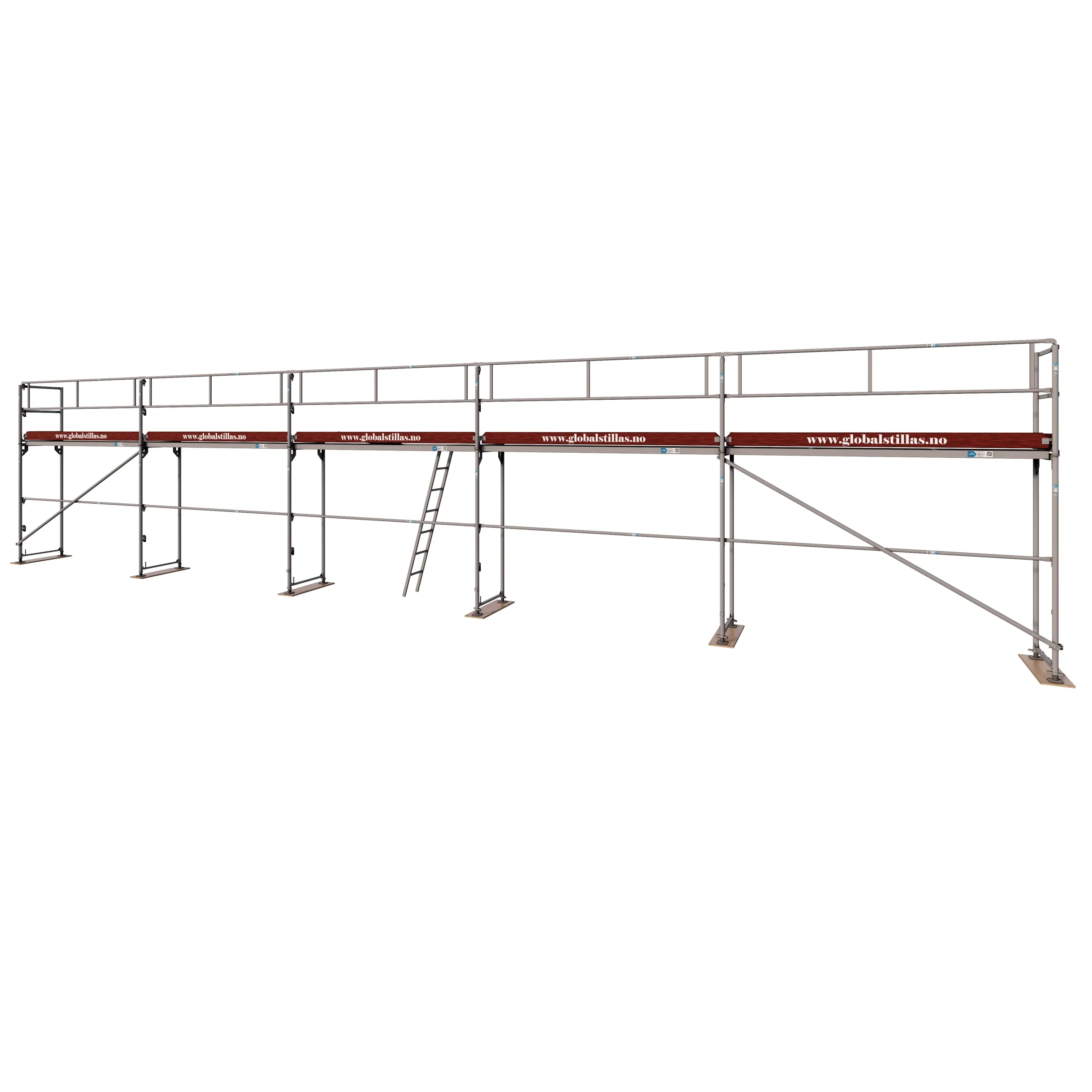 Fasadestillas 69m2 aluminium
