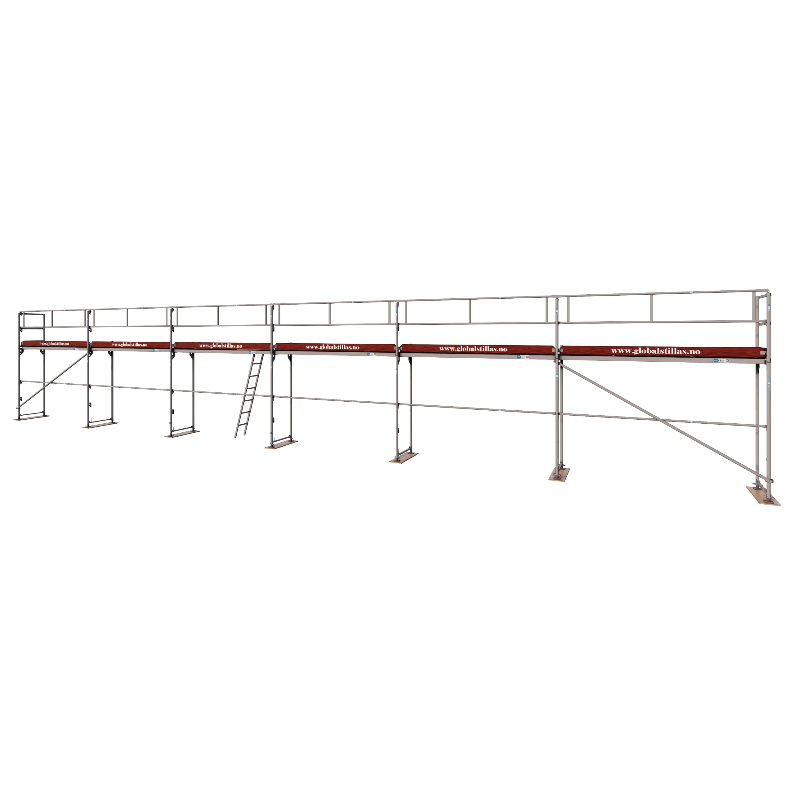 Fasadestillas 83m2 aluminium
