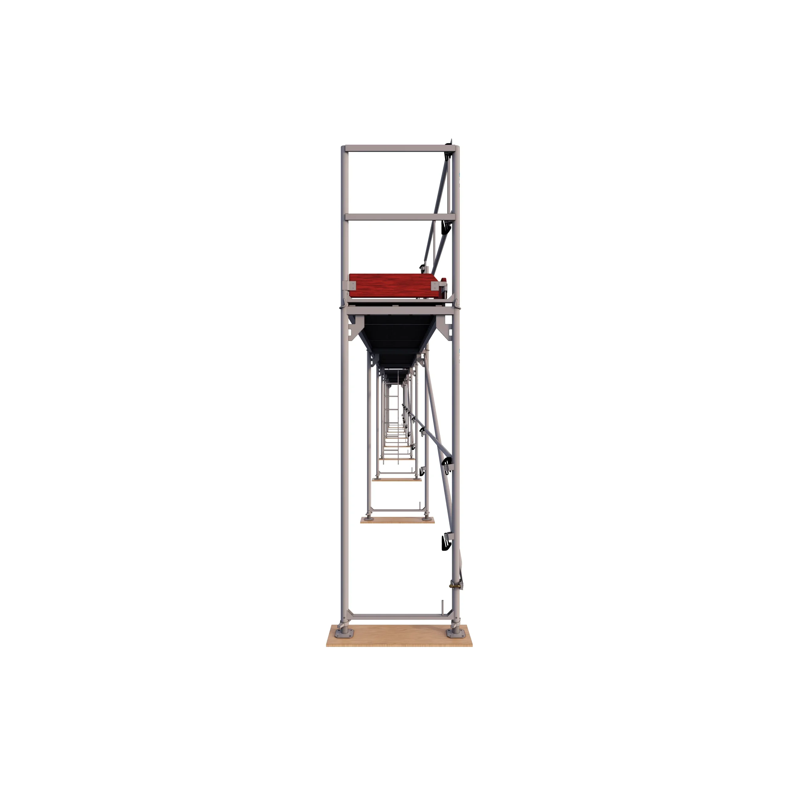 Lettstillas 97m2 aluminium