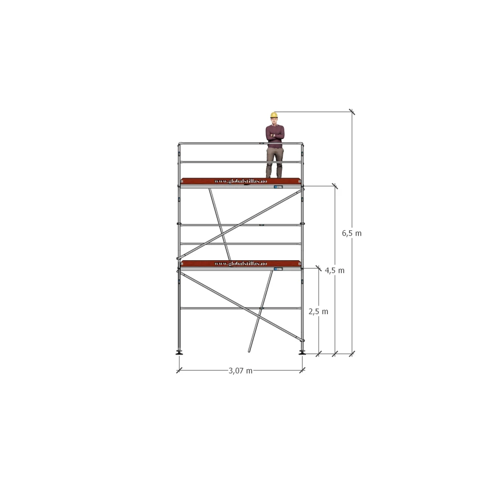 Stillaspakke 21 -21m² stål