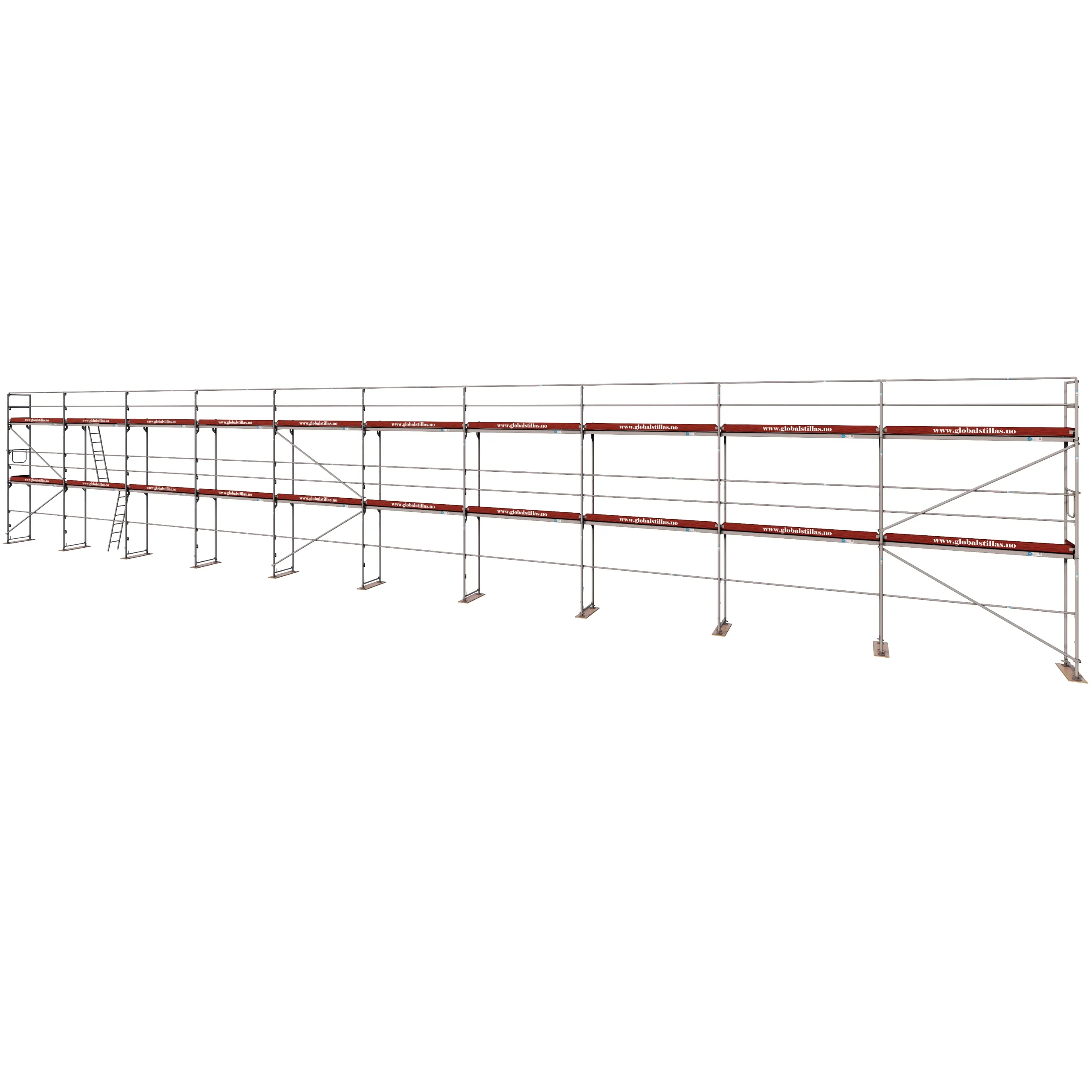 Fasadestillas 200m2 stål