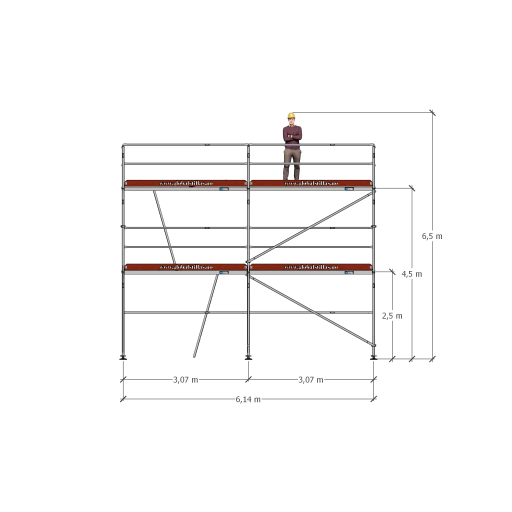 Stillaspakke 22 - 40m² stål