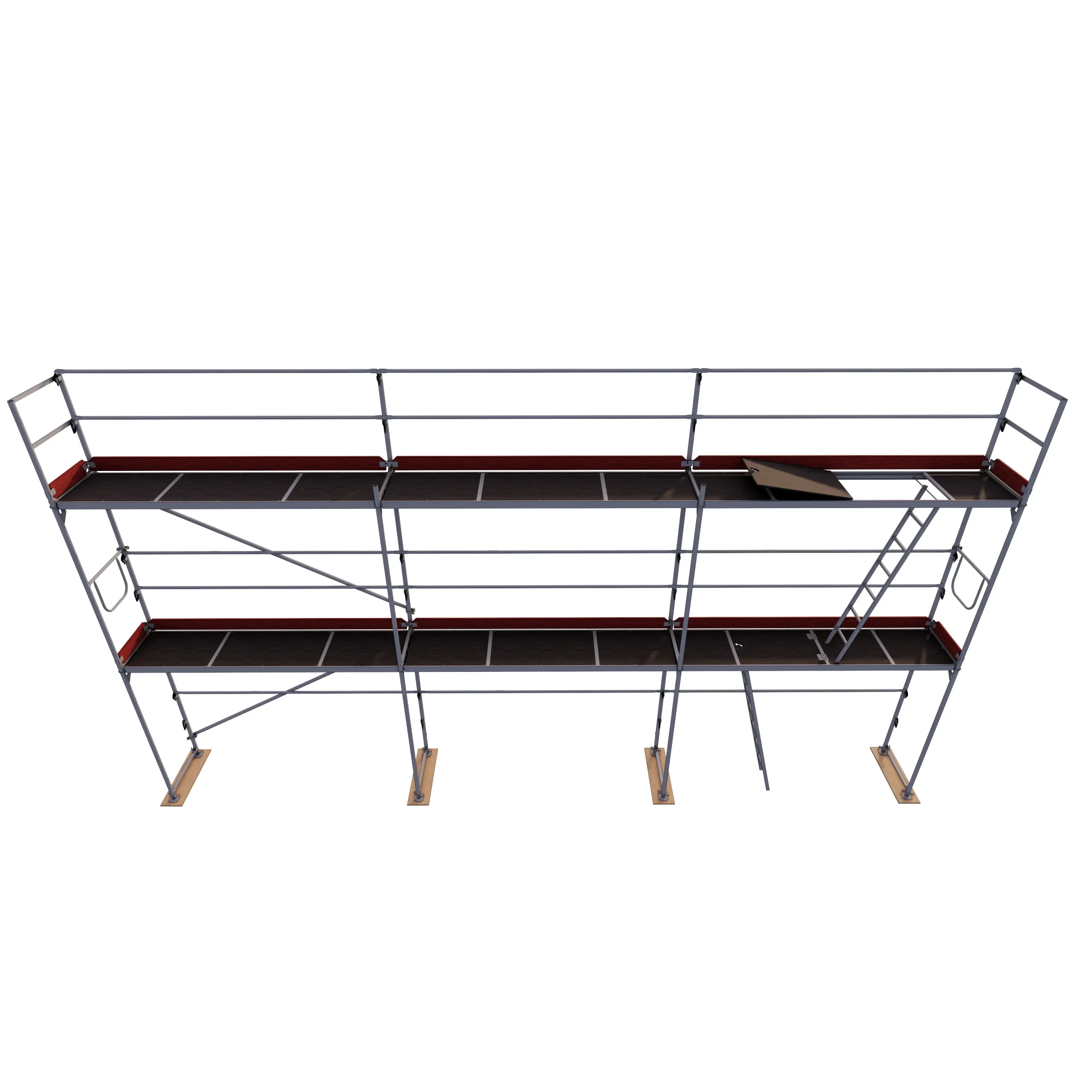 Stillas 60m2 stål