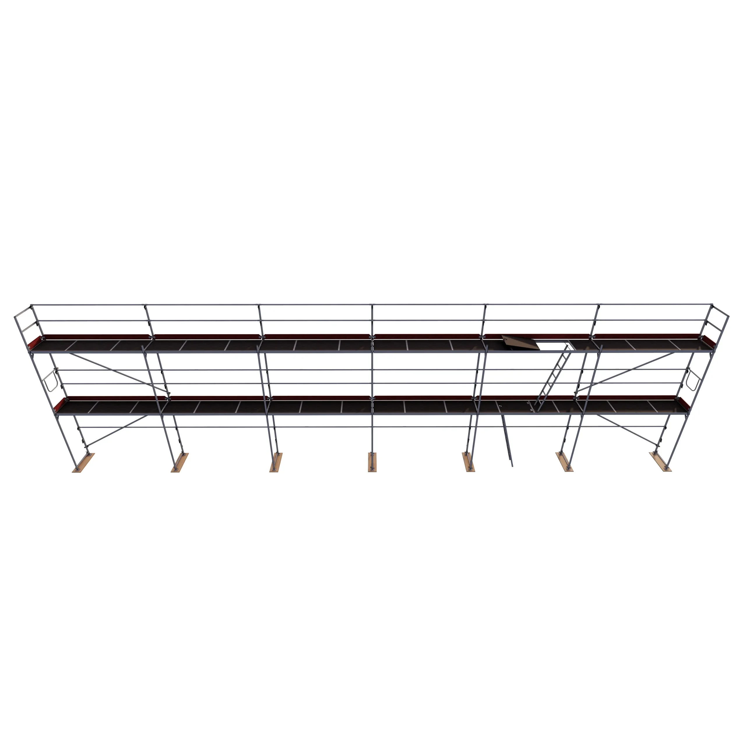 Stillas 120m2 stål