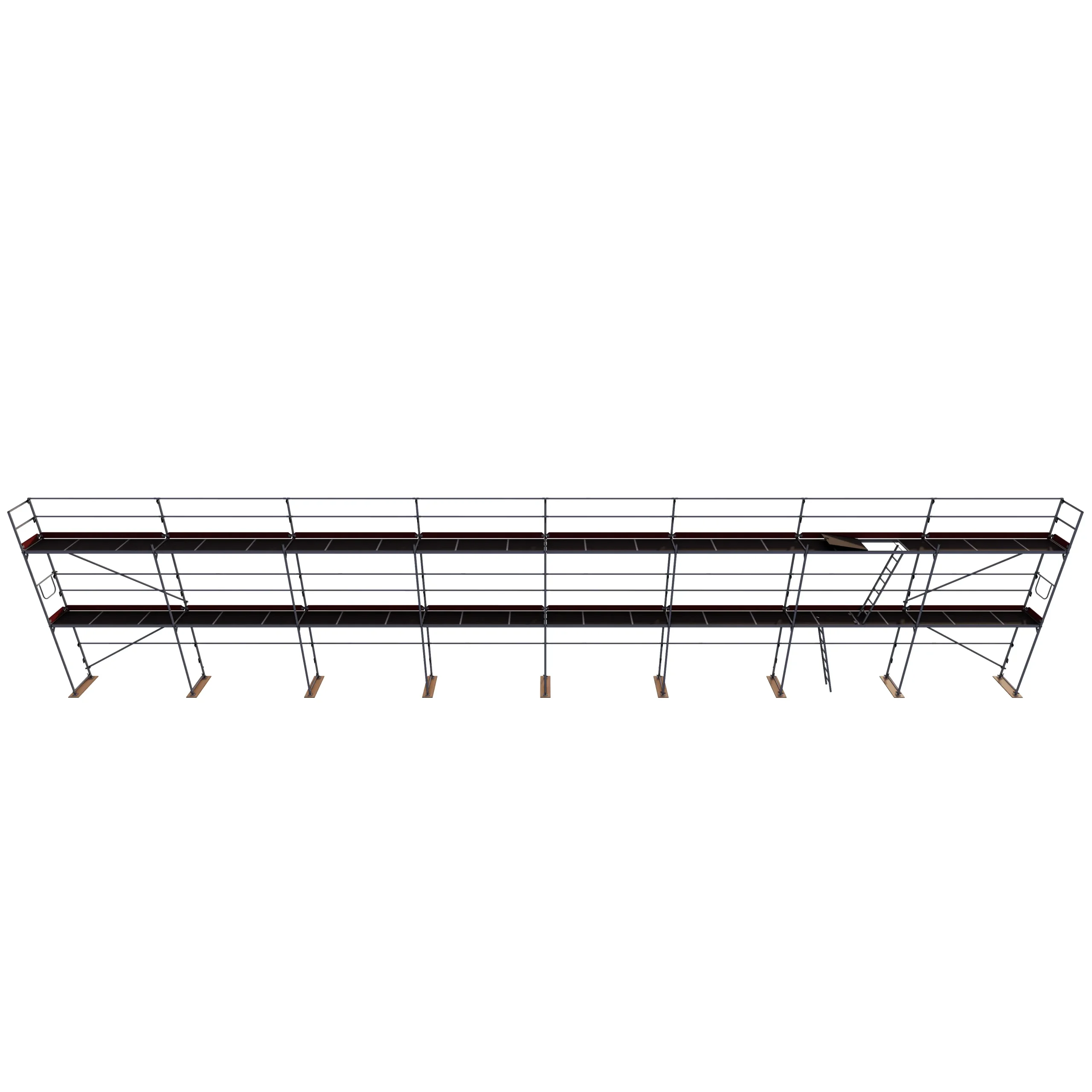Stillas 160m2 stål