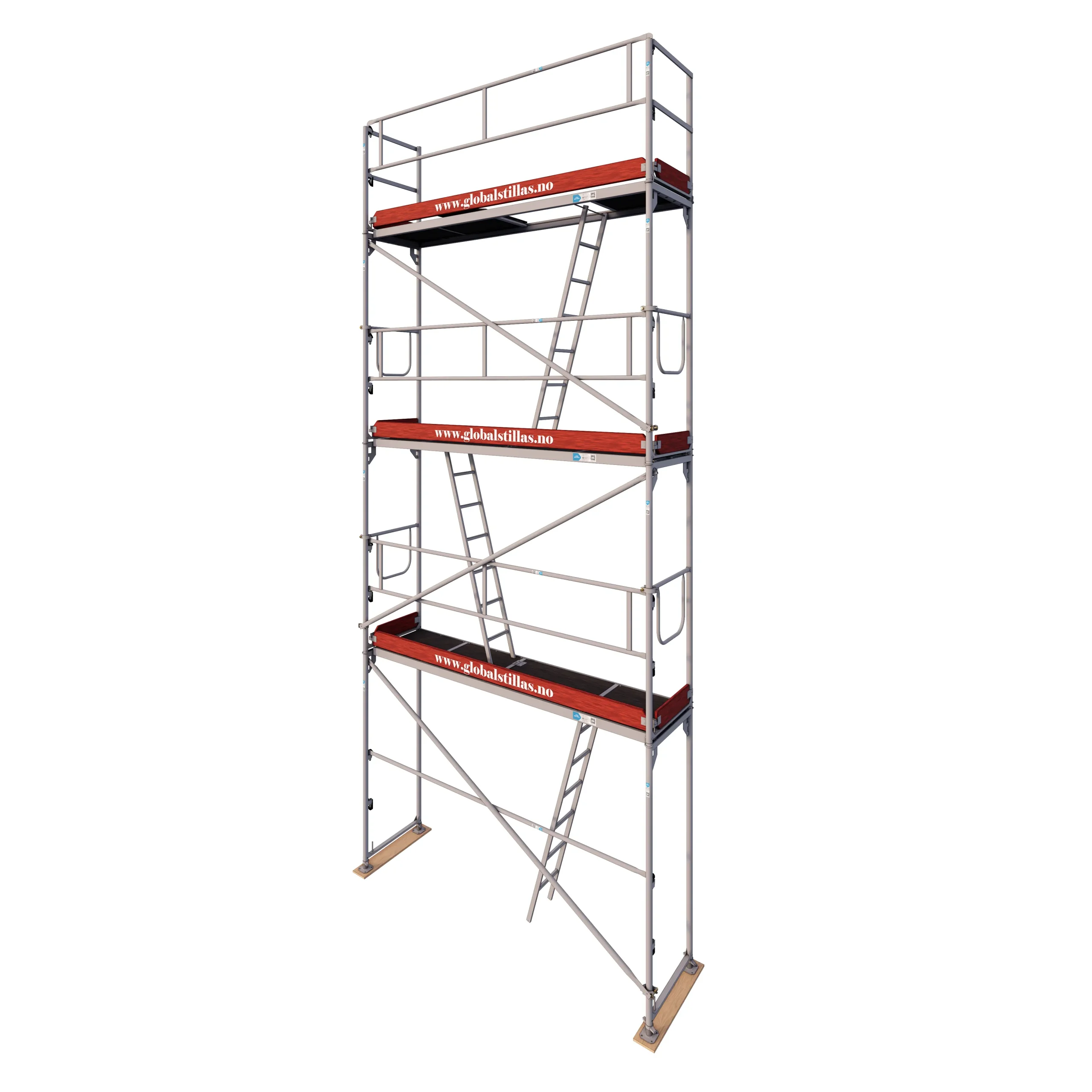 Fasadestillas 29m2 aluminium