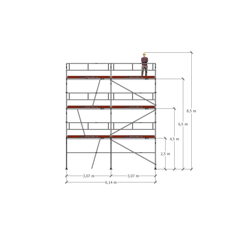 Stillaspakke 32 – 52m² aluminium
