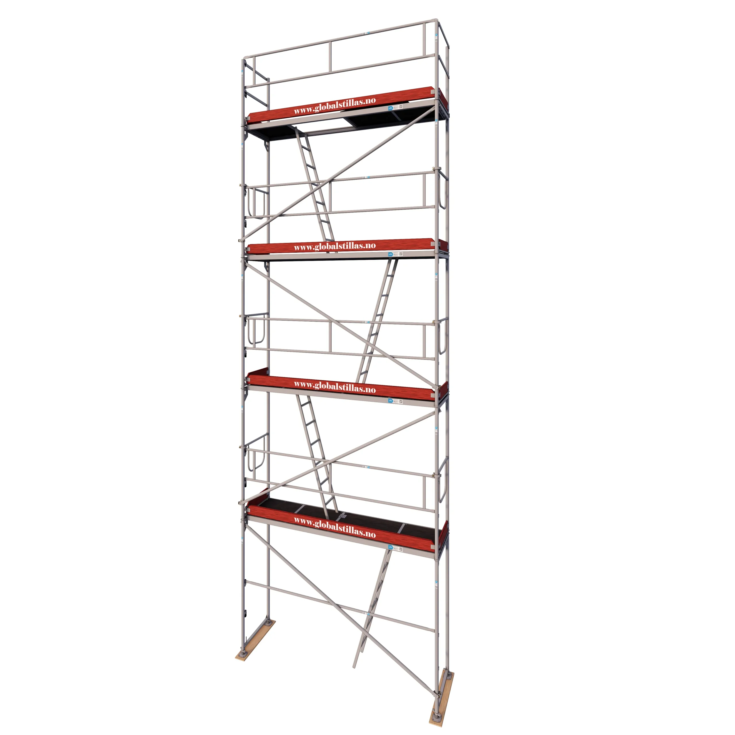 Fasadestillas 33m2 aluminium