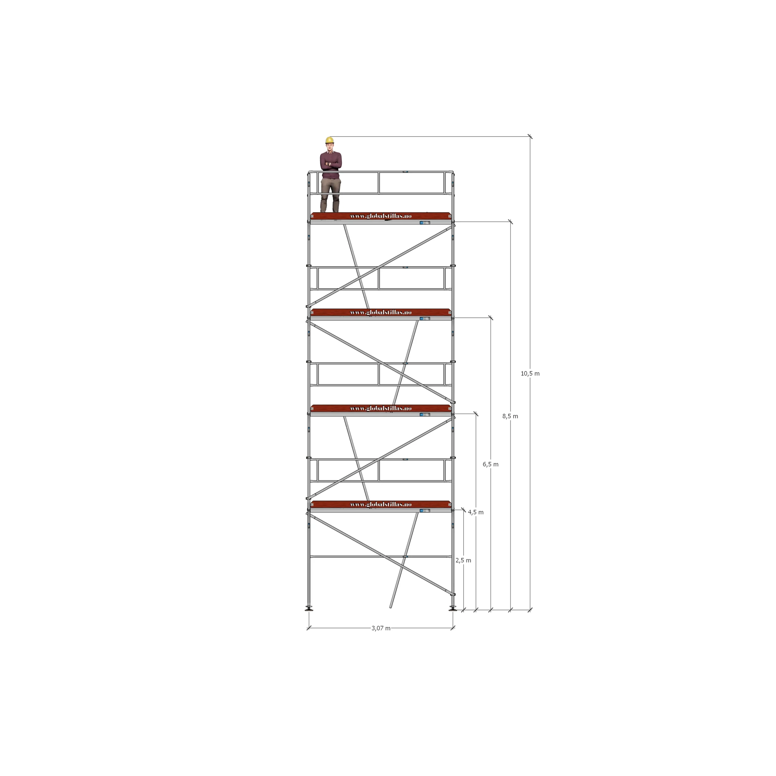 Stillaspakke 41 – 33m² aluminium