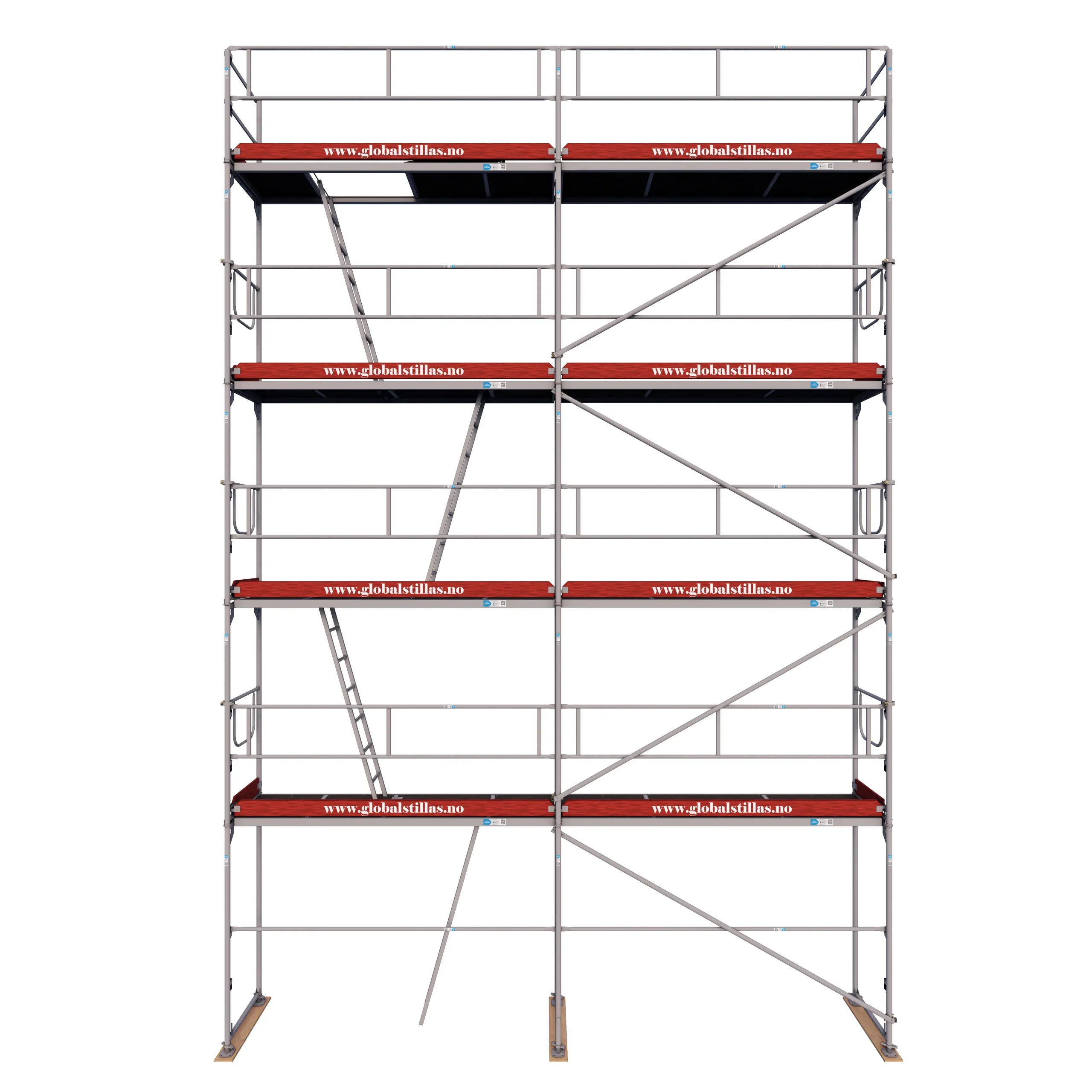 Stillaspakke 65m2 aluminium