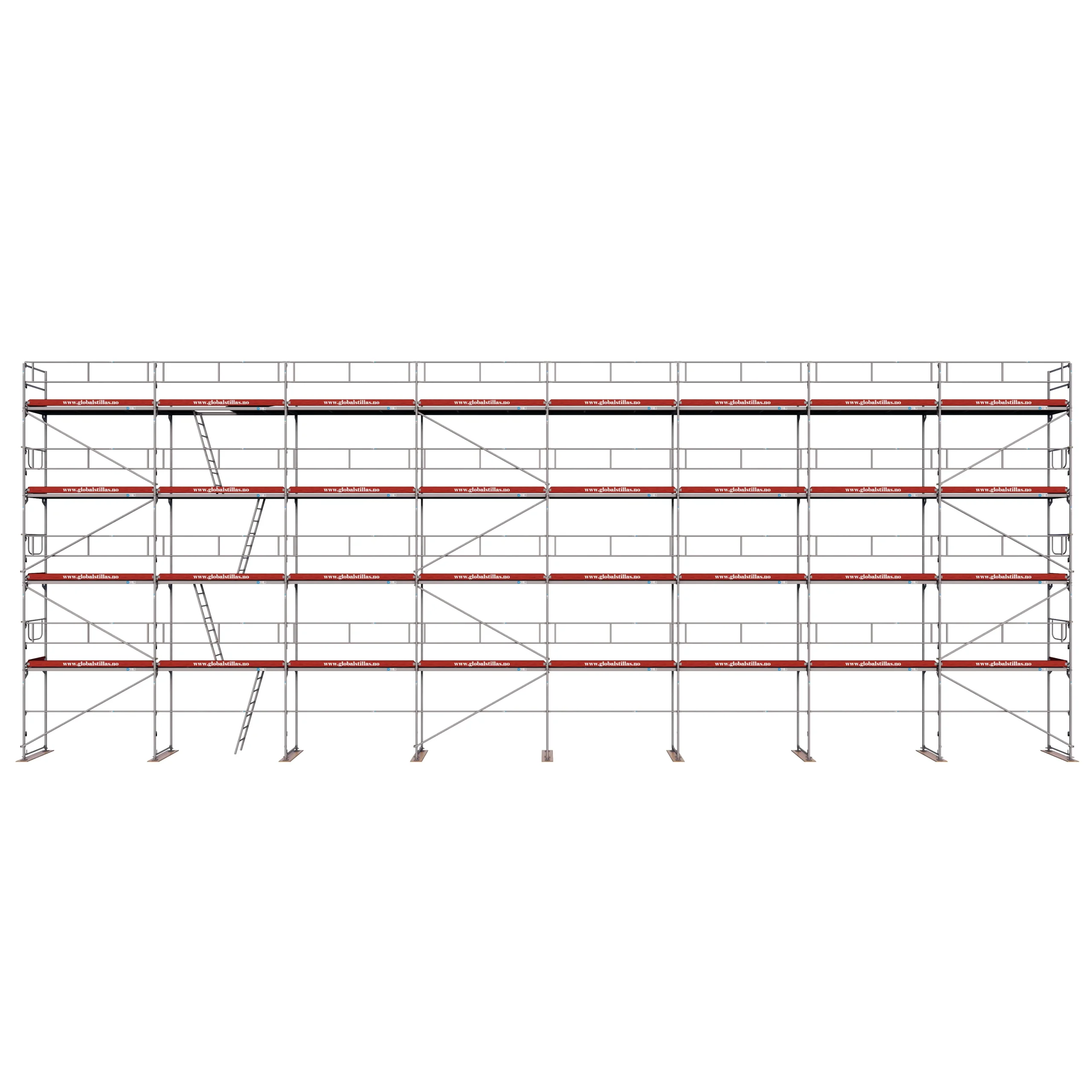 Stillaspakke 258m2 aluminium