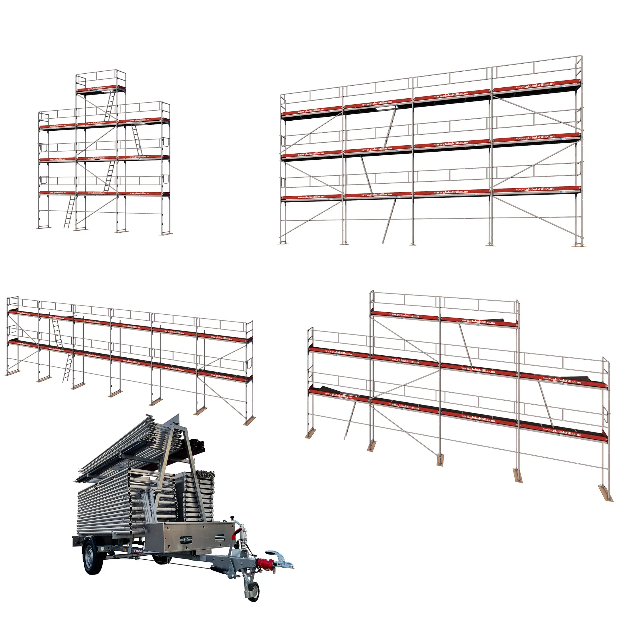 Tilhengerpakke Flexi L aluminium