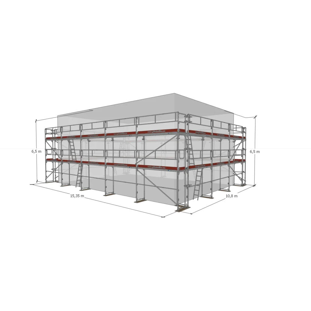 Huspakke Proff 320m² aluminium