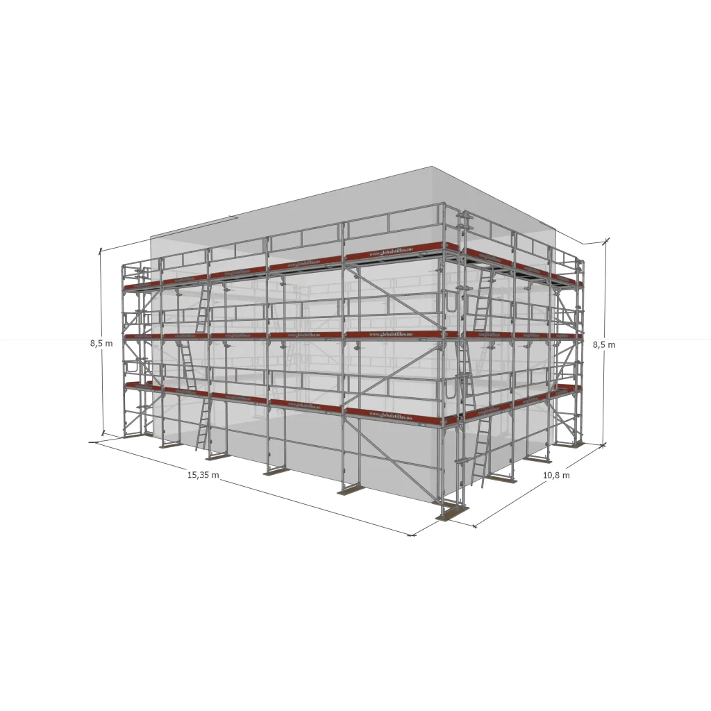 Huspakke Proff 418m² aluminium