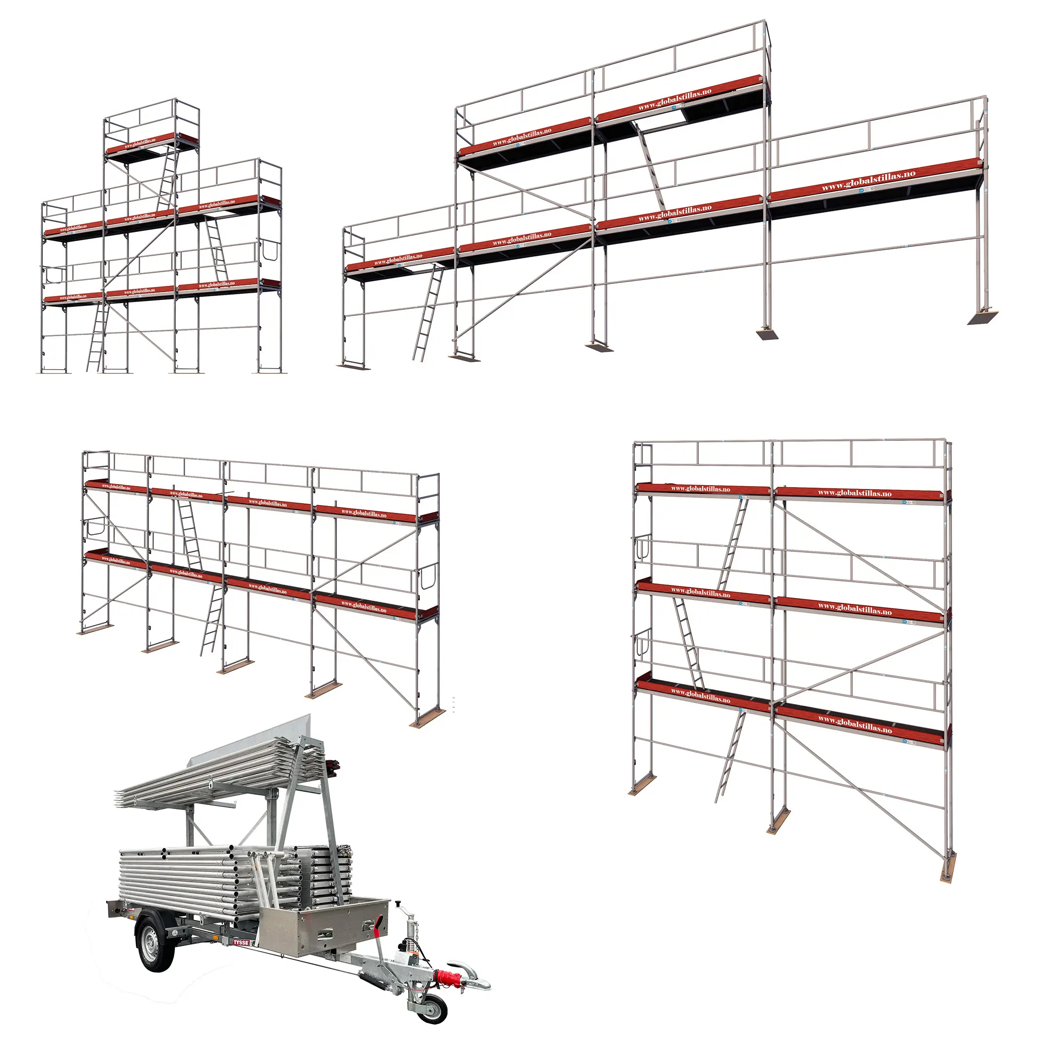 Tilhengerpakke Flexi S aluminium