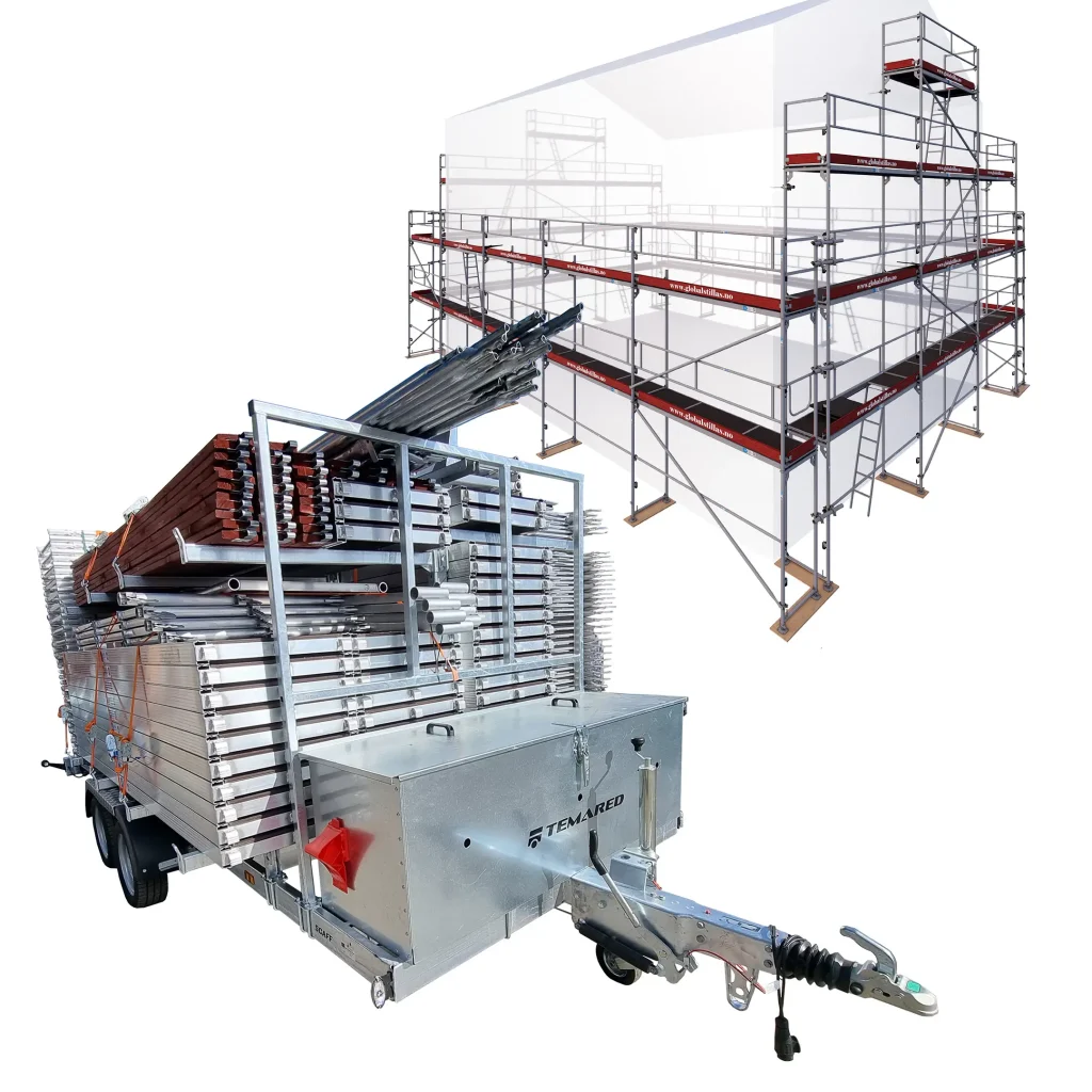 Tilhengerpakke Proff 370m² aluminium