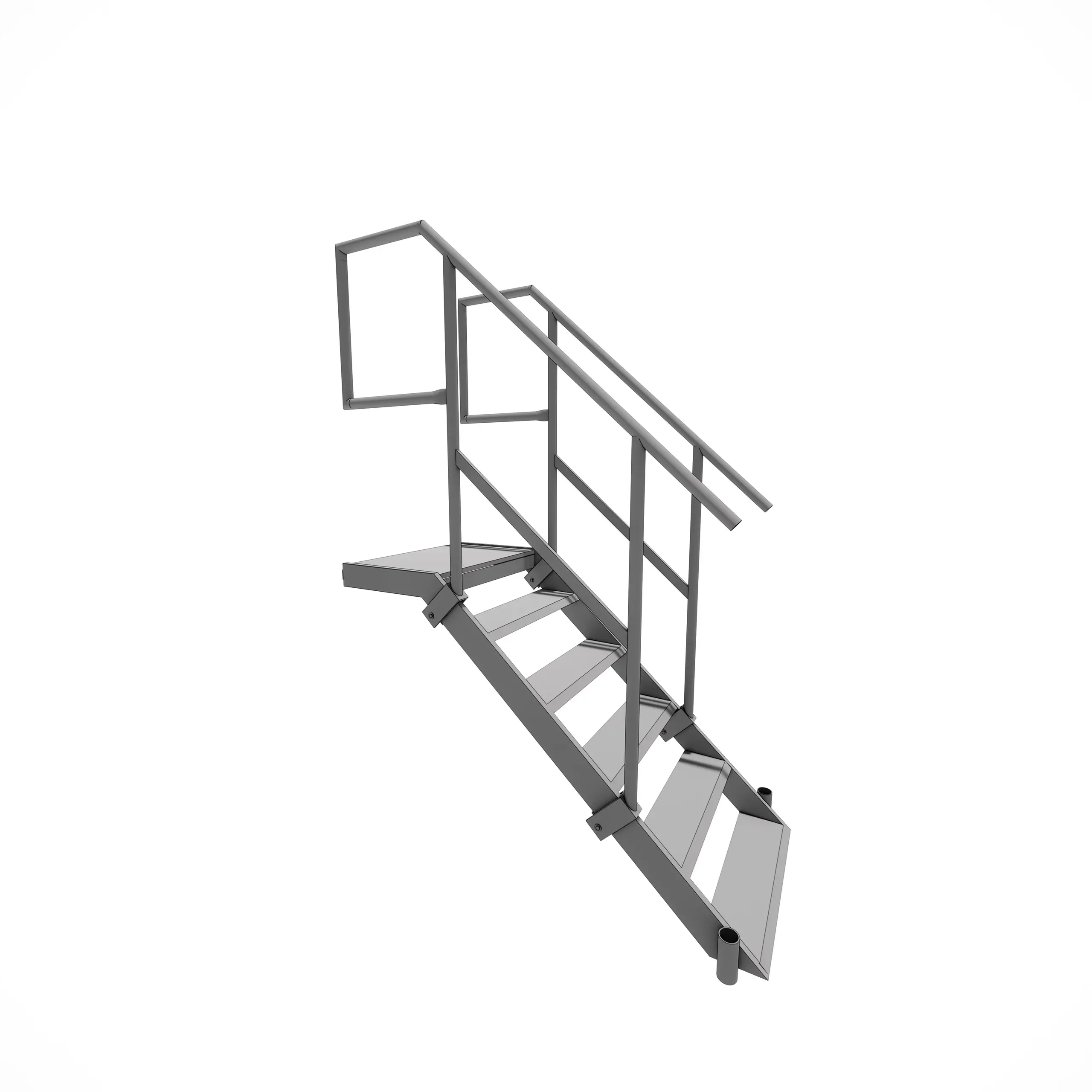 Rekkverk 1m til trapp aluminium