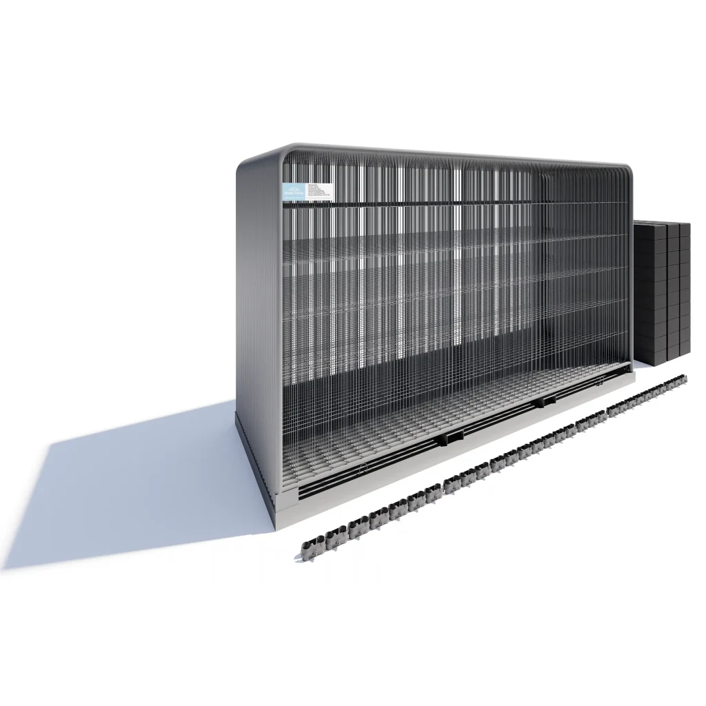 Byggegjerder Smart 105m med transportpall