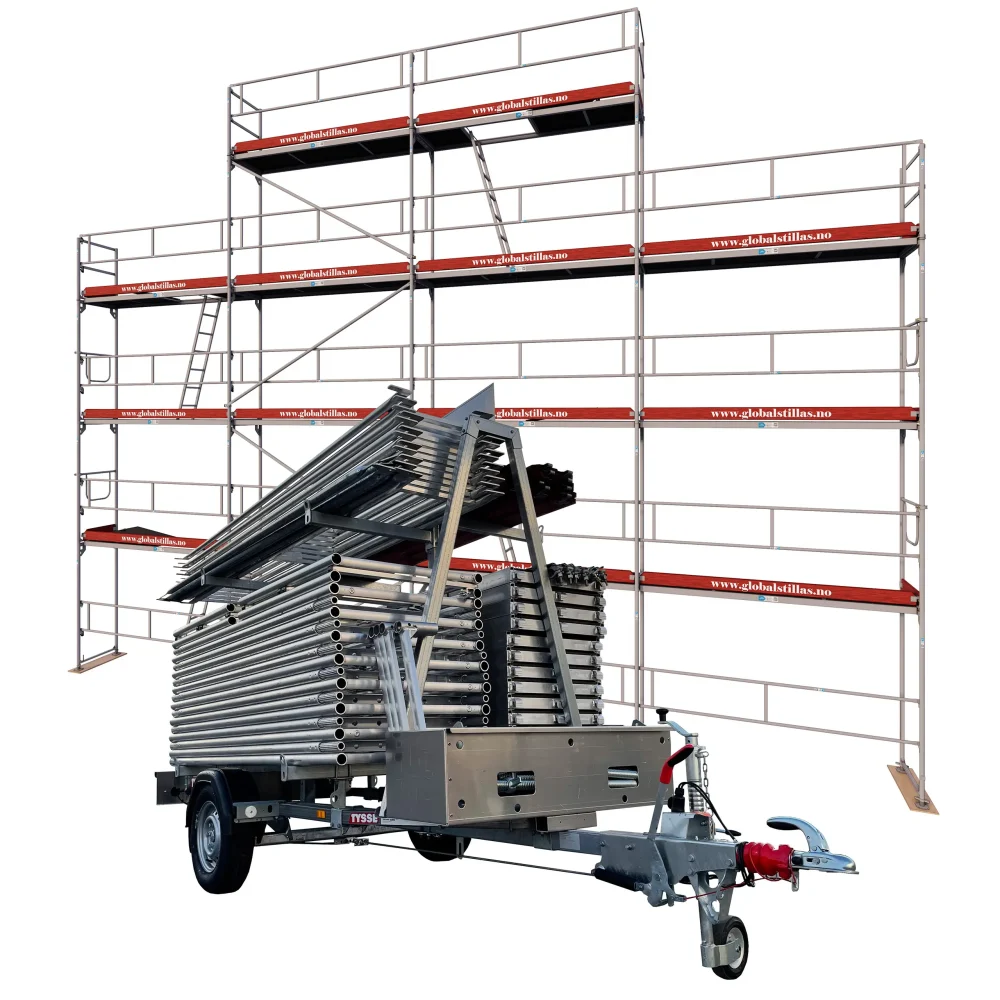 Tilhengerpakke 3443 – 117m² Aluminium