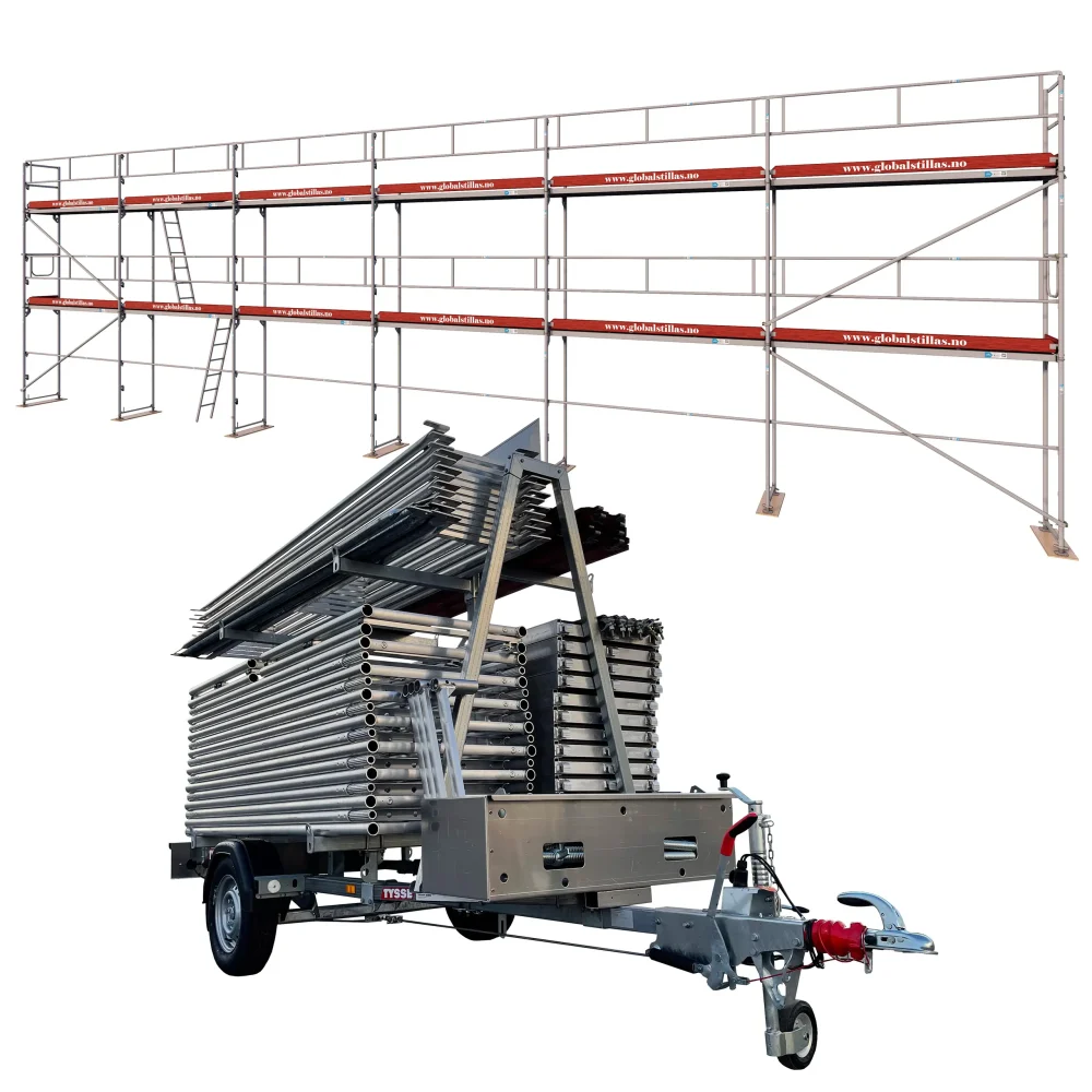 Tilhengerpakke 26 - 120m² aluminium