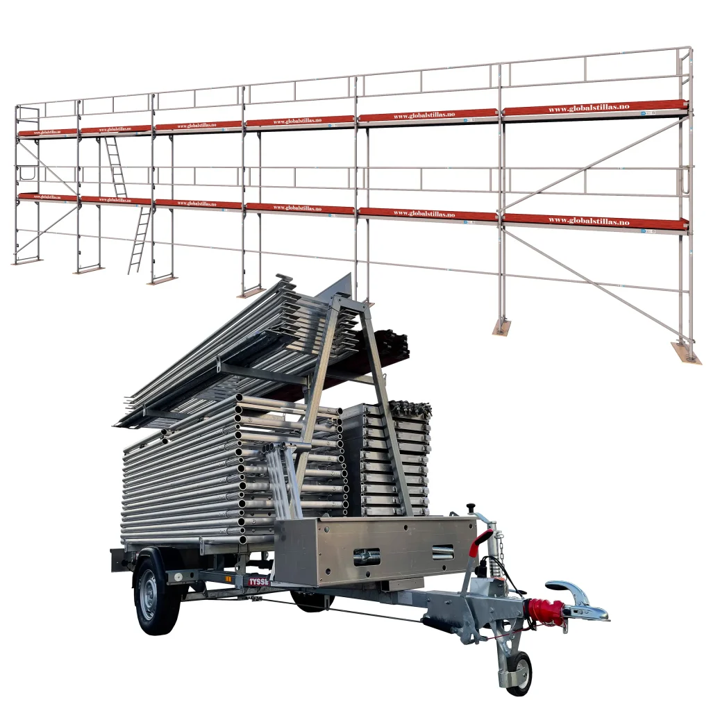 Tilhengerpakke 26 - 120m² aluminium
