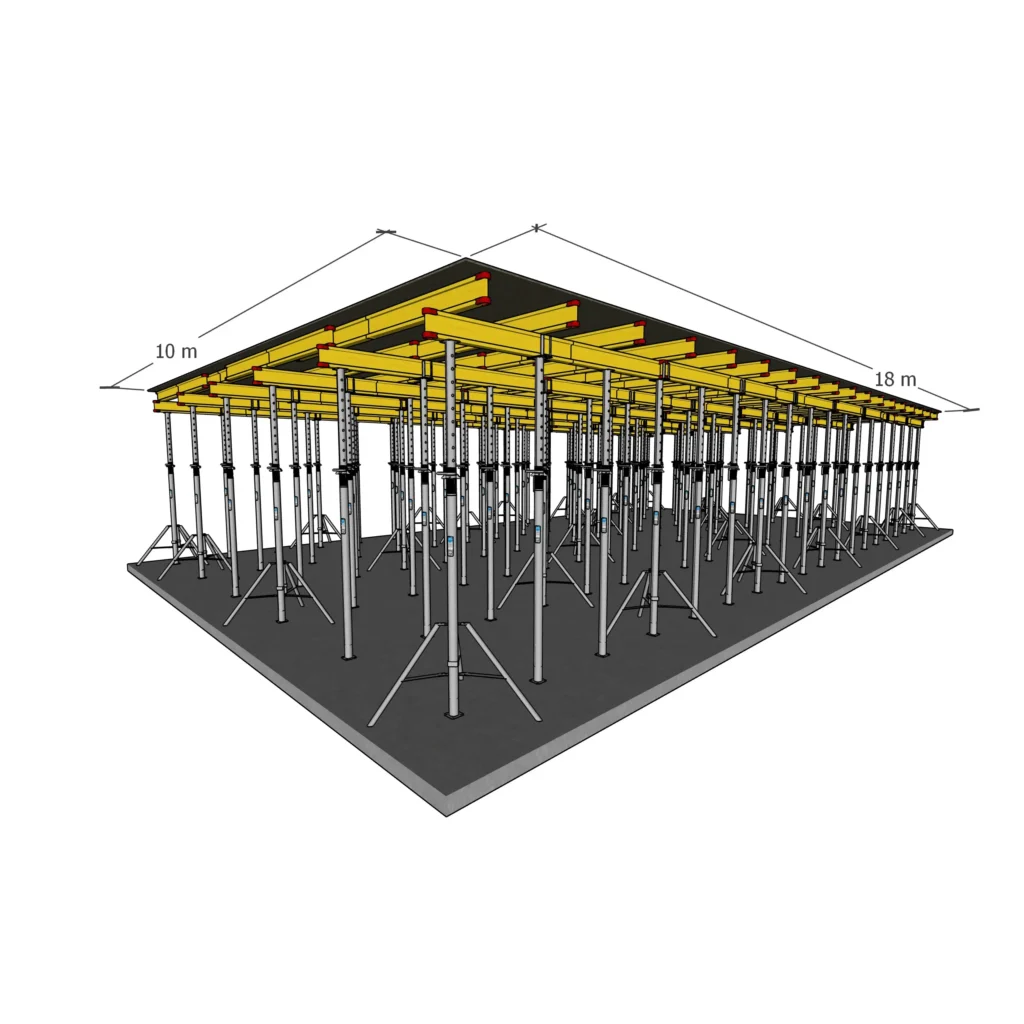 Dekkeforskaling 180m²