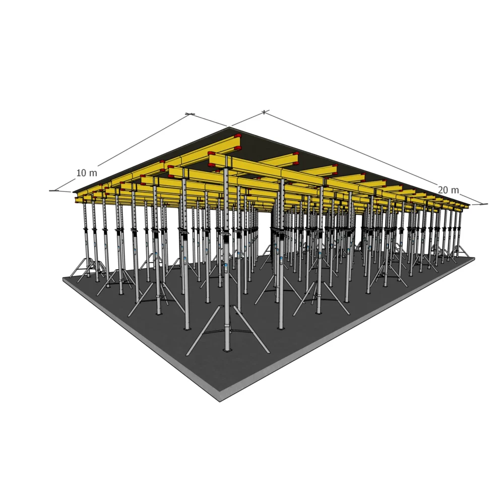Dekkeforskaling 200m²