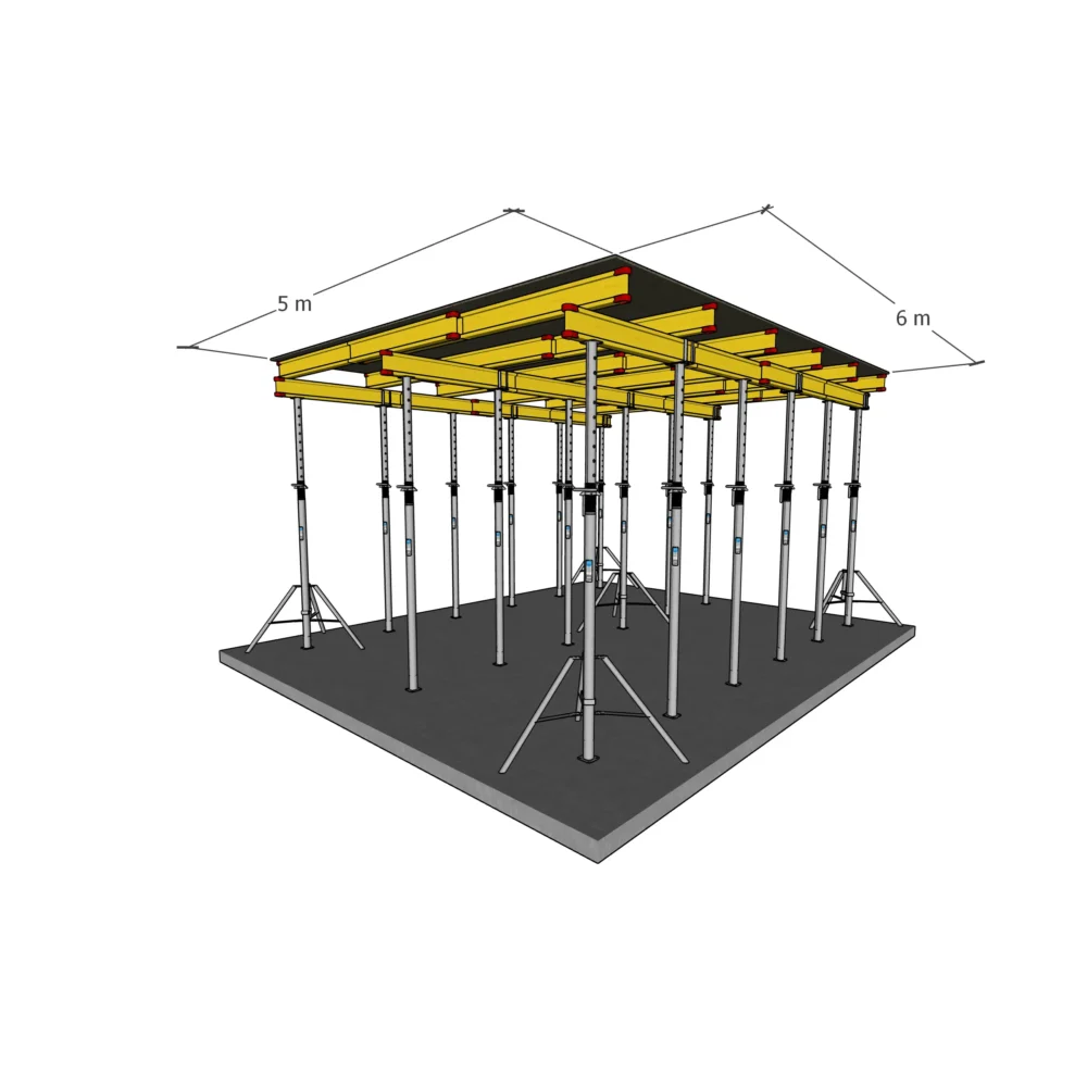 Dekkeforskaling 30m²