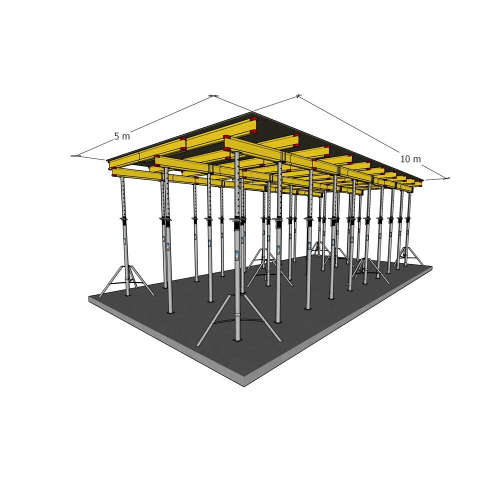 Dekkeforskaling 50m²