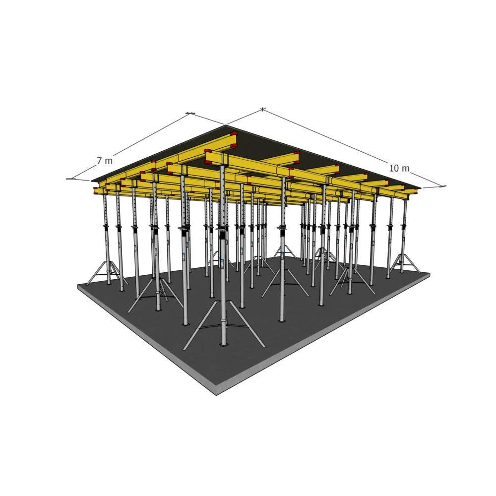 Dekkeforskaling 70m²