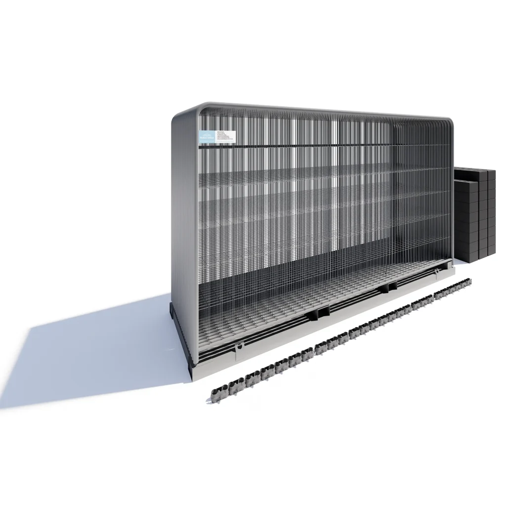 Byggegjerder Smart 91m med transportpall
