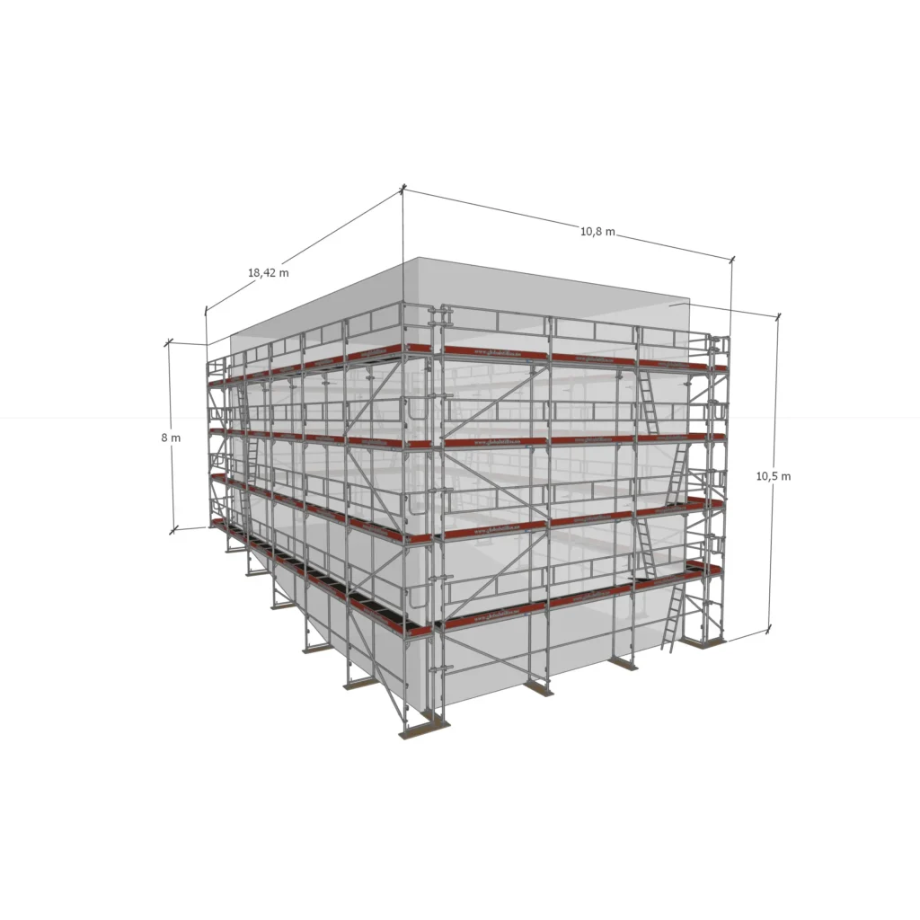 Huspakke Proff 582m² aluminium